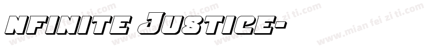 nfinite Justice字体转换